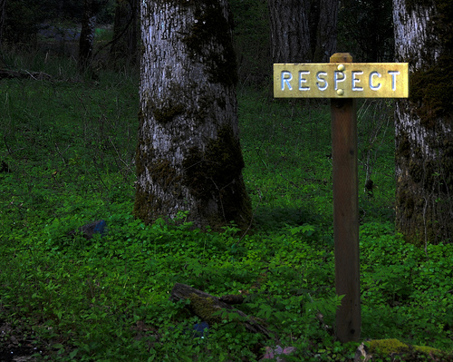 respect sign